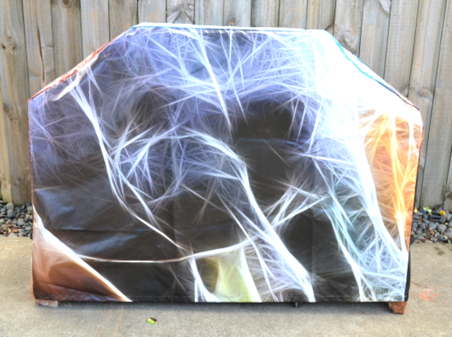 Hooded BBQ Cover Recycled Billboard Medium 80071 image 2